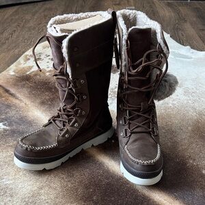 Women's Manitoba Winter Boots with Faux Fur Lining